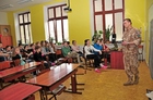 Přednáška podplukovníka Davida Čepa