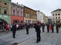  Velitel brigády plukovník Kopecký podal hlášení náměstku ministra Antonínu Radovi