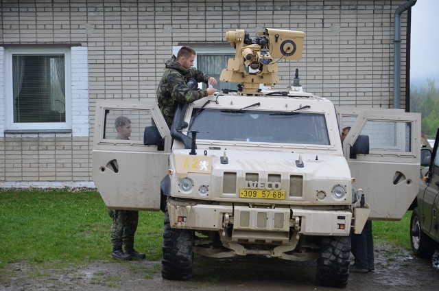 Příprava na měření u vozidla Iveco LOV