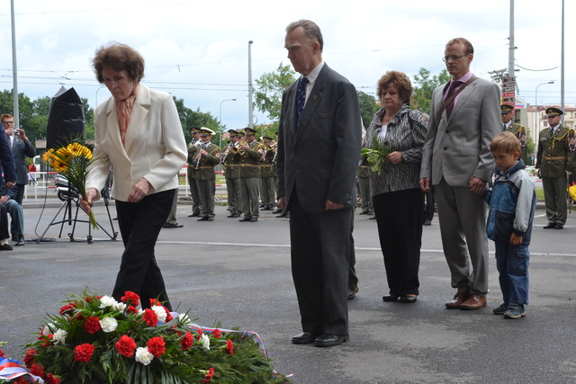 Zástupci rodiny a pozůstalých generála Heliodora Píky