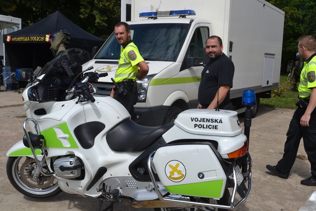 Svou techniku představila návštěvníkům Vojenská policie