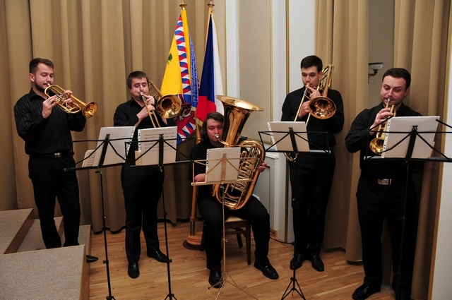 Vystoupení žesťového kvintetu