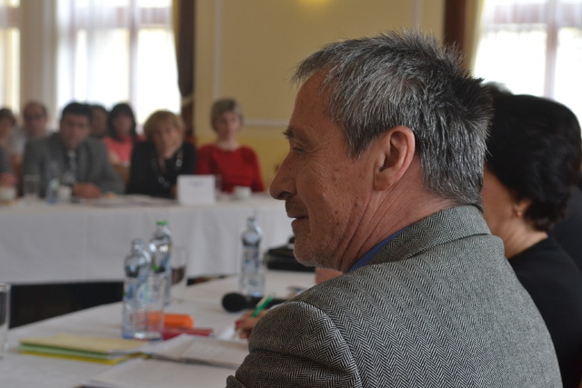 Ministr obrany Martin Stropnický na setkání se zástupci ČMOSA