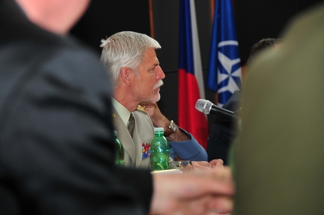 Armádní generál Petr Pavel během workshopu