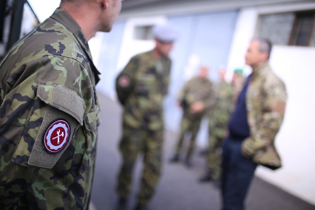 Jednalo se o historicky první návštěvu ministra u 142. praporu oprav v Klatovech