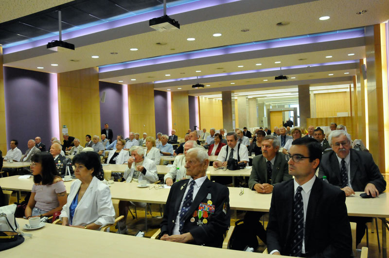 Účastníci slavnostního setkání k 73. výročí SNP v Konferečním sále hotelu DAP v Praze