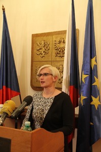 Ministryně obrany Karla Šlechtová