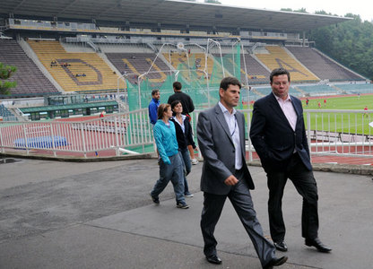 Ministr ve společnosti legend. Brankáře Viktora, fotbalistů Čadka a Brumovského