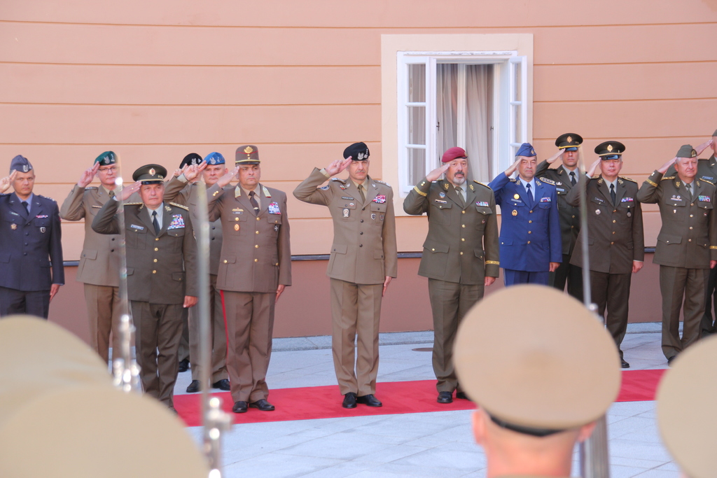  Zahajovací ceremonie jednání náčelníků generálních štábů Visegrádské čtyřky