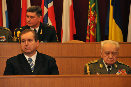 Náměstek ministra obrany Libor Karásek a generál Miroslav Masopust