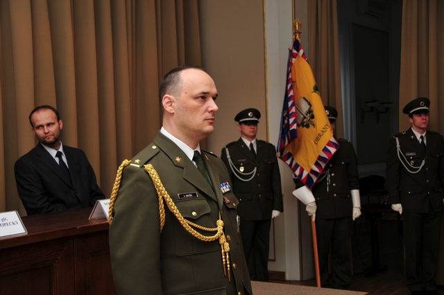 Nejlepší absolvent kurzu major David Batěk