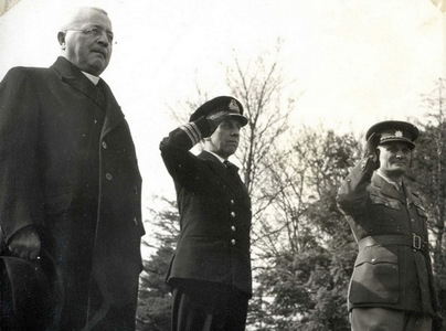 Předseda čs. exilové vlády Msgr. Jan Šrámek a generál Ingr