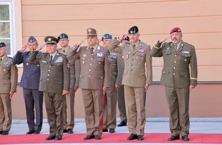  Zahajovací ceremonie jednání náčelníků generálních štábů Visegrádské čtyřky