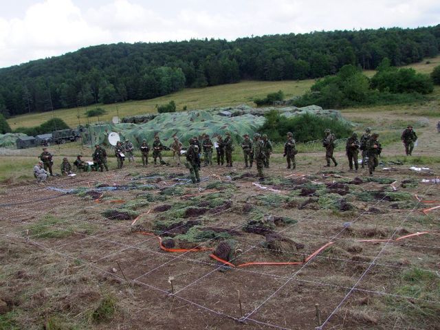  Pro plánování celé brigádní operace byl vytvořen obří plastický stůl