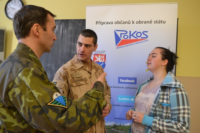 Největší zájem na sebe strhnul účastník zahraničních misí v Afghánistánu rotný Jan Johanides