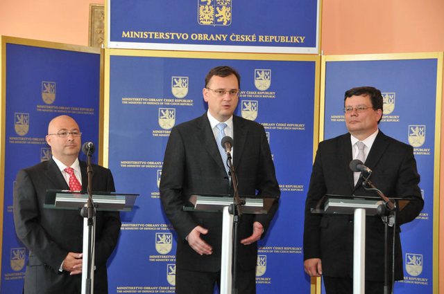 Ze setkání s médii na Ministerstvu obrany ČR  3