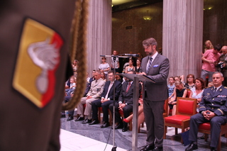 Náměstek ministra obrany Jakub Landovský ocenil nasazení našich vojáků v jedenácti zahraničních misích
