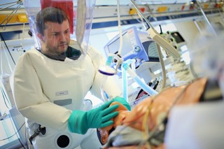 Mjr. Rudolf Beňo je v OBO Těchonín náčelníkem intenzivní a resuscitační péče