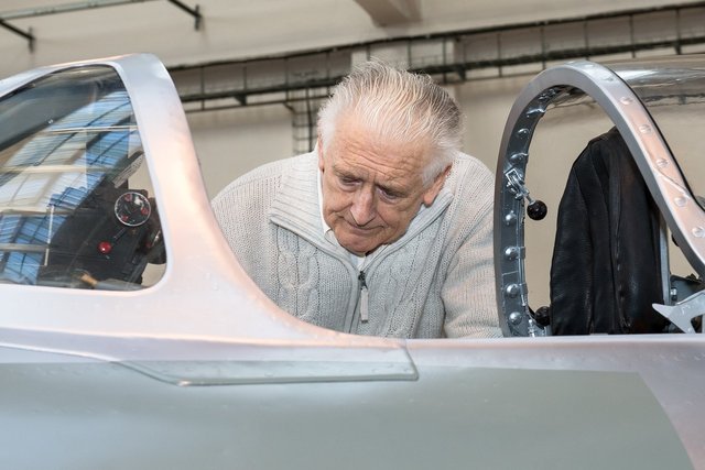  Bývalý pilot MiG-15bis Míťa Milota