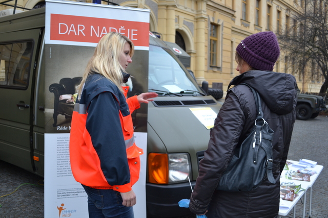 Zájemci se informovali o možnostech dárcovství kostní dřeně