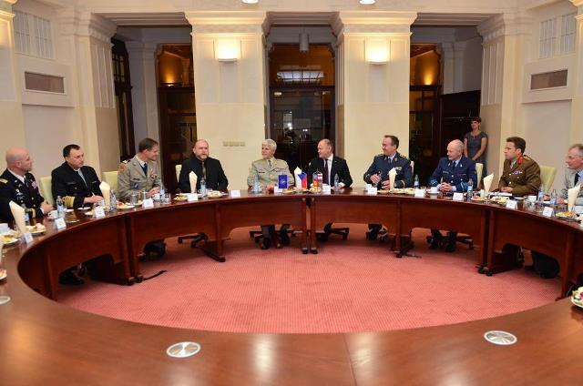 Přijetí delegace Vojenského výboru NATO na Krajském úřadě JMK