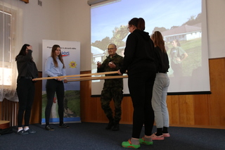 Kaplan Petr Šabaka si pro studenty připravil i zajímavou hru