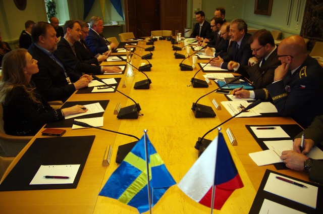Jednání české delegace se švédskými poslanci