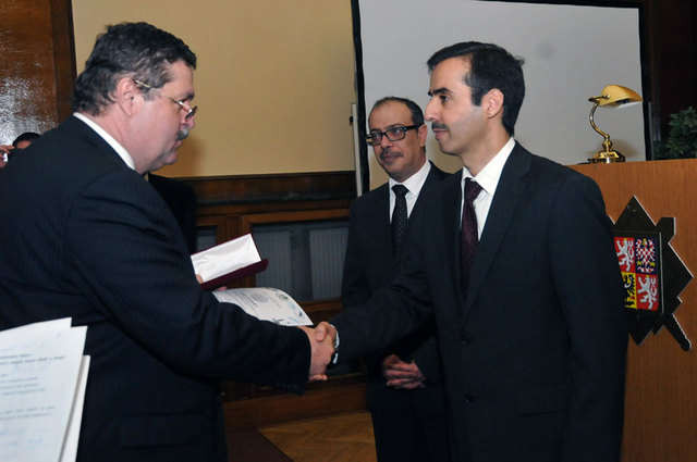 Došlo i na ocenění vzácných hostů za spolupráci se sdružením. To z rukou předdsedy pavla Budínského převzali velvyslanec Státu Kuvajt  Ayman Mohammed Aladsani a zástupce Velvyslanectví Království Saudské Arábie Khaled Alotaibi 