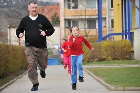 Do závodu se vložili i rodinní příslušníci soutěžících dětí
