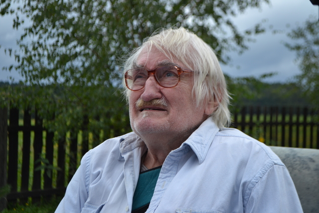 Pavel Landovský ještě v „civilu“