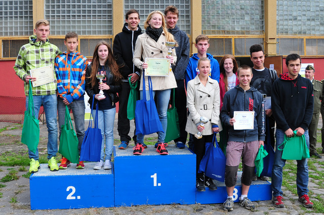 Vítězná družstva 6. ročníku soutěže O pohár rektora Univerzity obrany