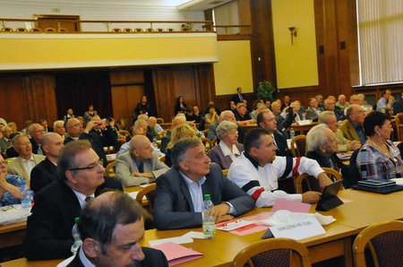 Pohled do hlavního sálu MO - účastníci a hosté sjezdu