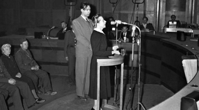 JUDr. Milada Horáková při politickém procesu