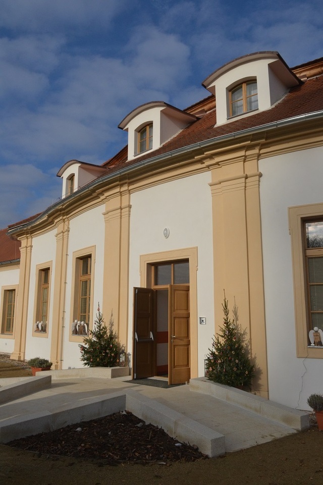 Budova nově otevřeného oddělení jednotky intenzivní péče pro děti