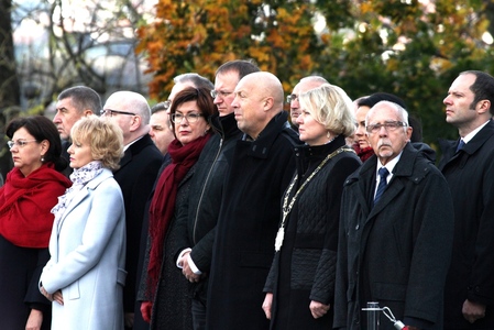 Slavnostní přehlídky se na Vítkově zúčastnili představitelé státu, resortu obrany a armády