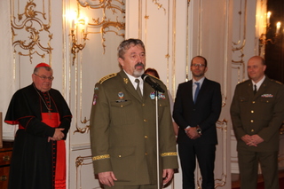  Náčelník Generálního štábu AČR armádní generál Aleš Opata poděkoval církvi za podporu armády