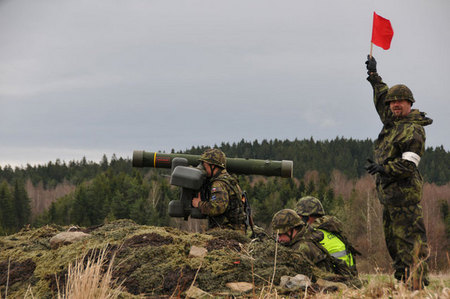 Test fires of air defence