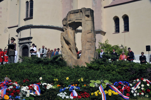Jáchymov, náměstí Republiky 26. května 2012