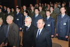 Na závěr shromáždění zazněla hymna NATO