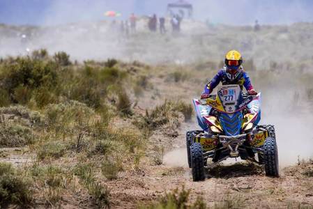 0lga Roučková při závodu Dakar 2018