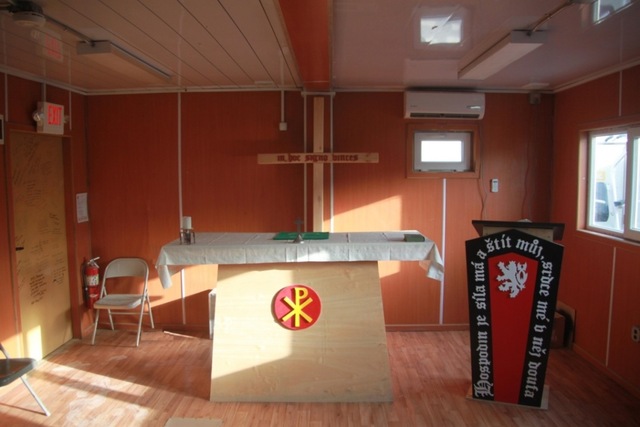 kaple vybudovaná 3. strážní rotou