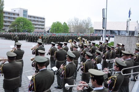  Vojenskou přísahu doprovodila Vojenská hudba Olomouc