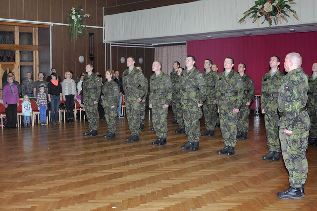  Ze slavnostního ceremoniálu ukončení kurzu základní přípravy - AZ