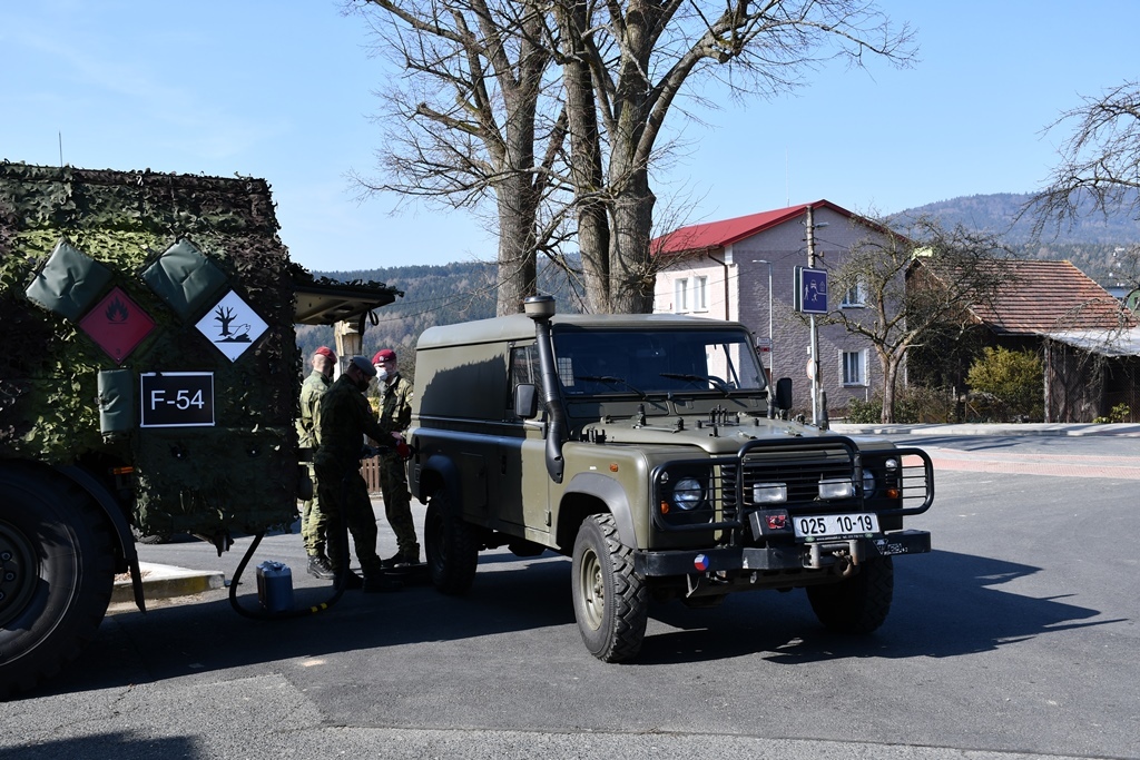  Doplnění PHM jednotkám na hranicích 