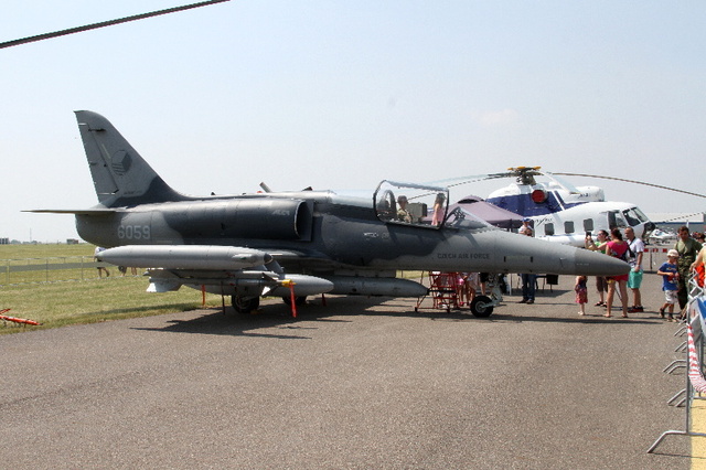 Na statické ukázce armáda nabídla letouny L-410, L-410 FG, Casa C-295M a vrtulníky Mi-8 a  Mi-17