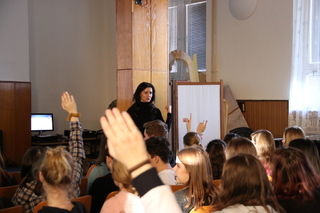 Studenti byli při přednáškách velmi aktivní a ukazovali, že mají spoustu znalostí
