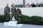   Vítězům před zraky hostů  na počest zazněla státní hymna