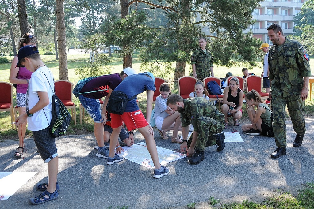 Žáci se seznámili také s topografickou přípravou