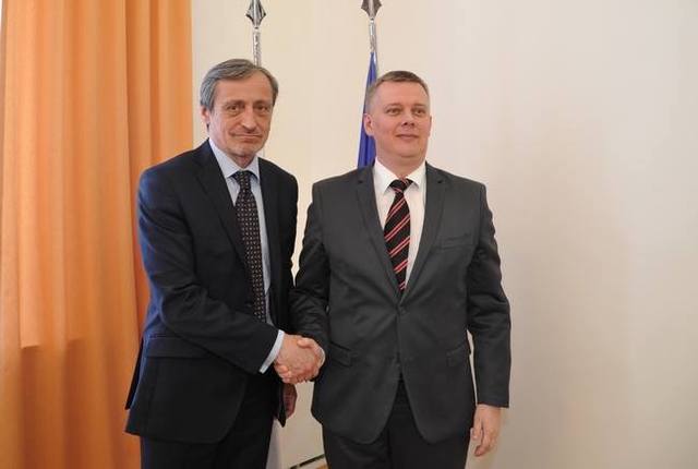 Martin Stropnický a Tomasz Siemoniak