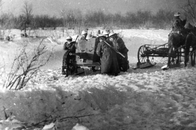 Protitankový kanón vzor 1937 ráže 45 mm čety protitankových kanónů protitankové roty 1. polního praporu